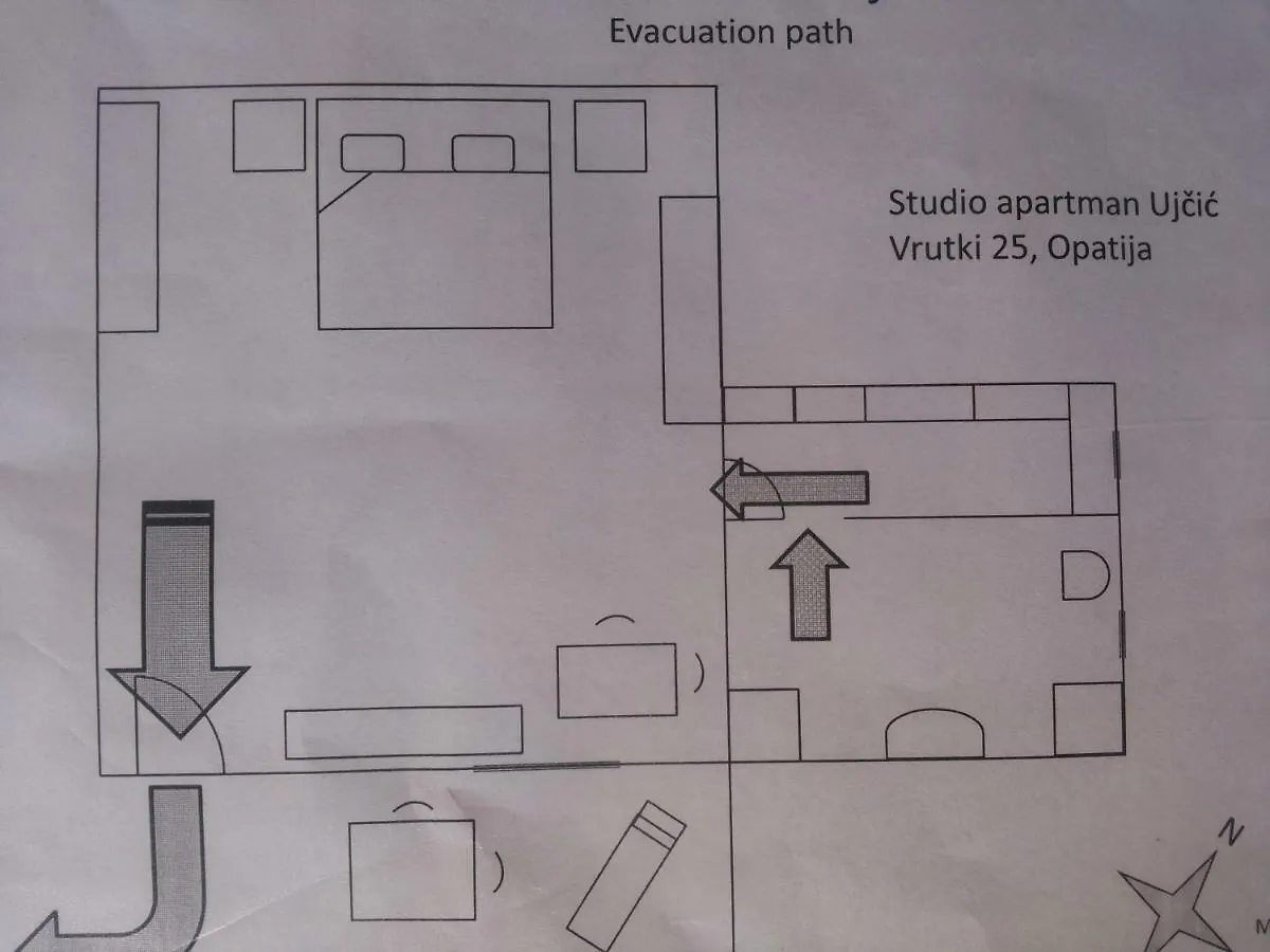 אופטיה Studio Apartment Ines, Cozy, Stunning View, Parking, Pet Friendly